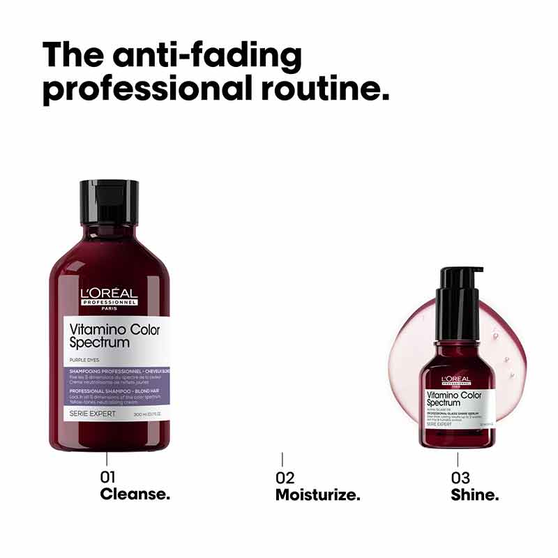 L'Oréal Professionnel Vitamino Color Spectrum Purple Tinted Shampoo for Blonde Coloured Hair
