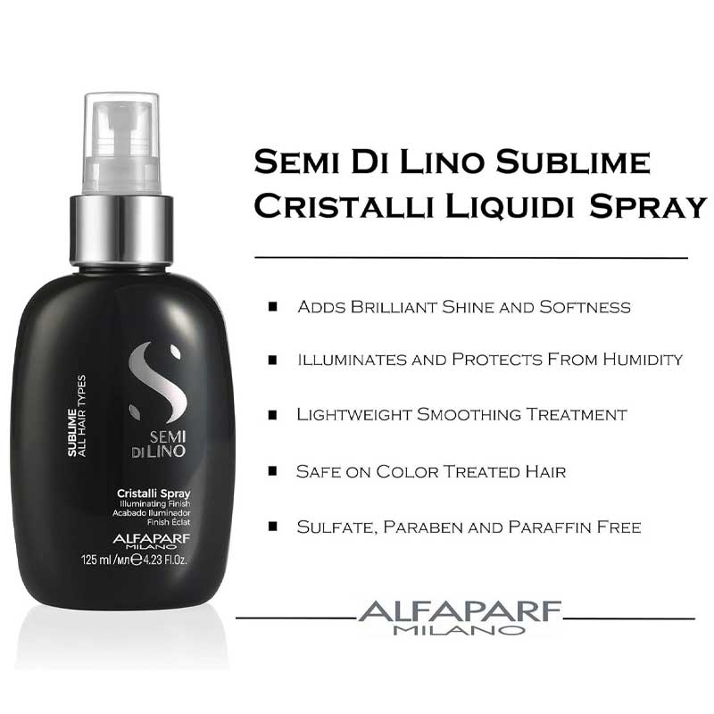 Alfaparf Semi Di Lino Sublime Cristalli Spray For Enhanced Shine