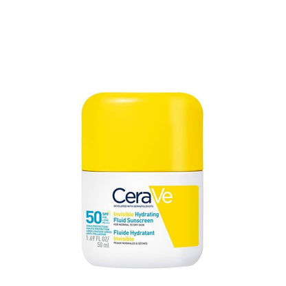 CeraVe Invisible Hydrating Fluid Face Sunscreen SPF 50