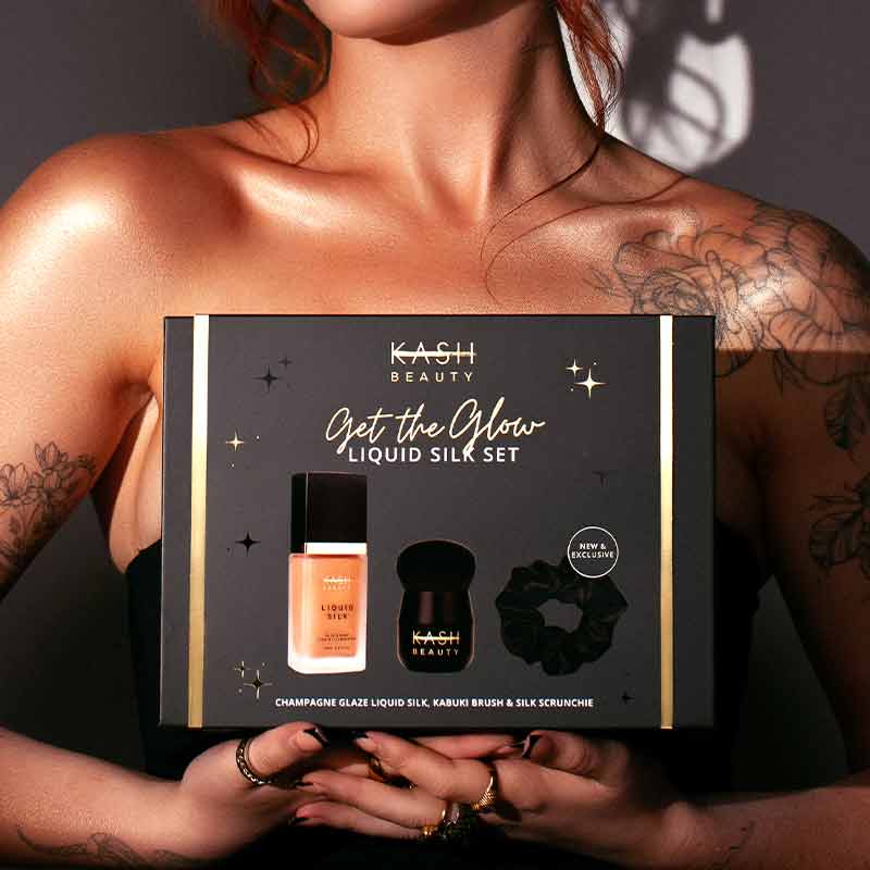 KASH Beauty Get The Glow Liquid Silk Gift Set Discontinued