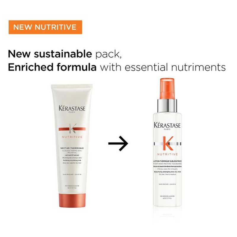 Kérastase Nutritive Beautifying Detangling Blow Dry Mist, for Dry Fine to Medium Hair 150ml